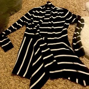 Black and white cute cardigan